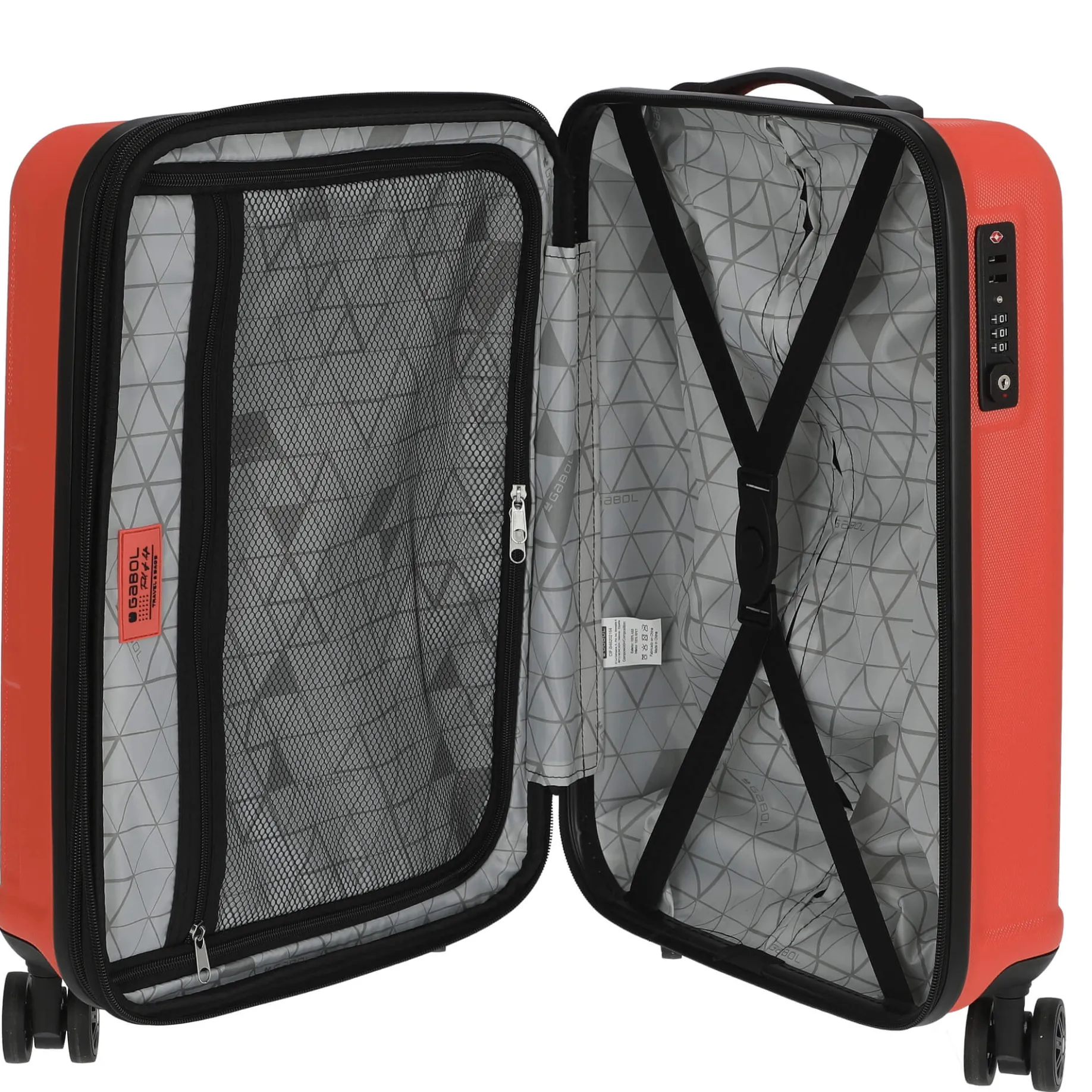 Advance - 4-Rollen-Kabinentrolley S 55 cm erw. (coral)