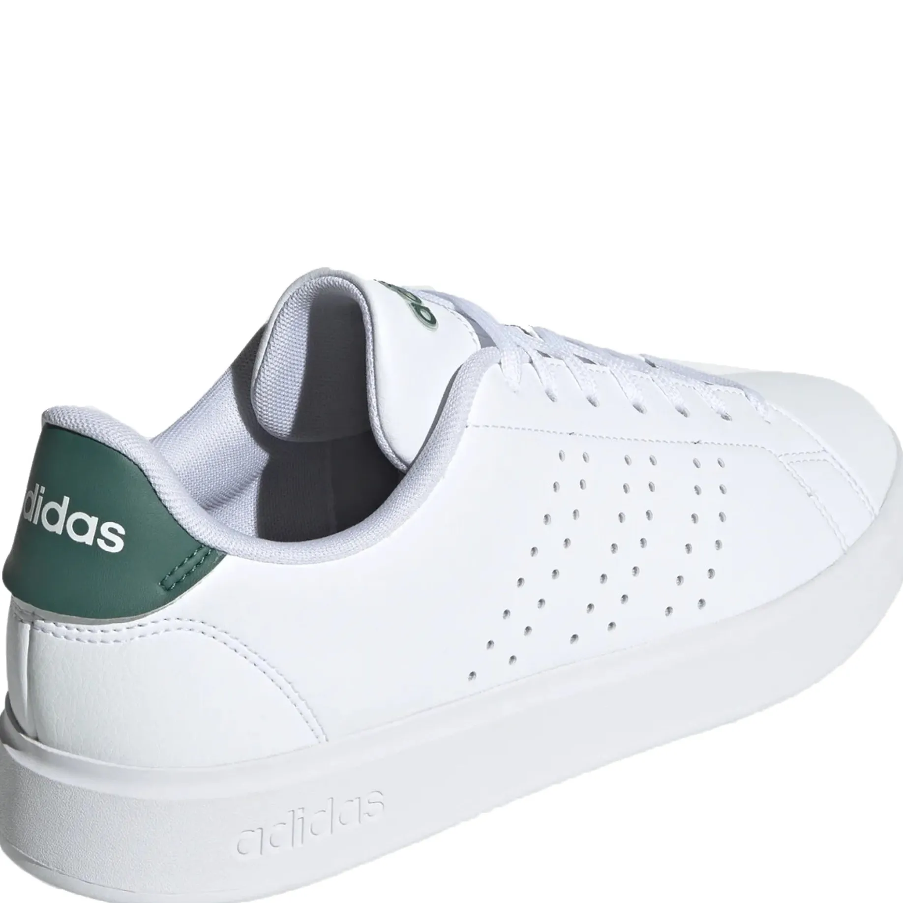 Advantage 2.0 Sneaker - Men Schuh (ftwr white/core black/collegiate green, 45 1/3)