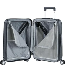 AEGIS - 4-Rollen-Kabinentrolley 55 cm erw. (midnight black)