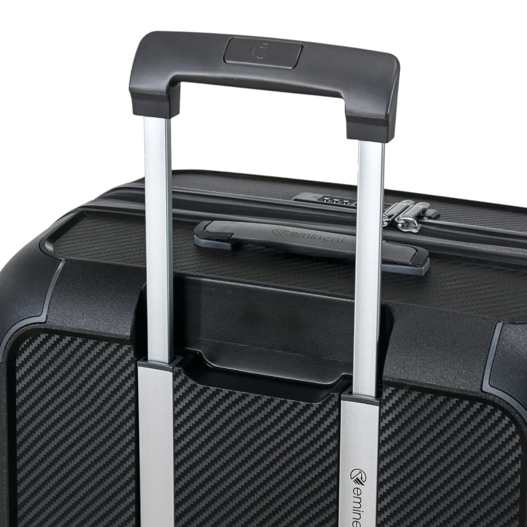 AEGIS - 4-Rollen-Kabinentrolley 55 cm erw. (midnight black)