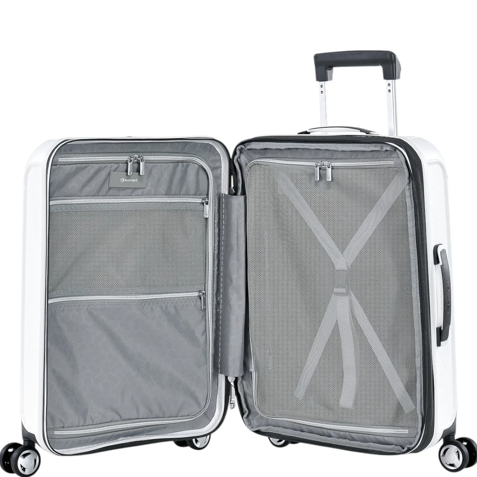 AEGIS - 4-Rollen-Kabinentrolley 55 cm erw. (white)