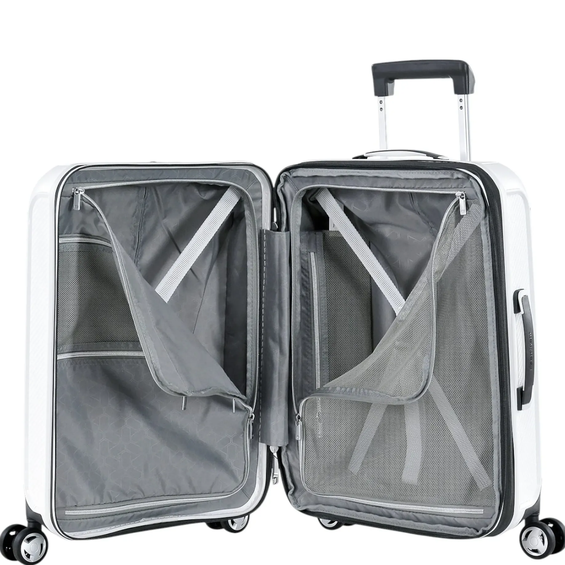 AEGIS - 4-Rollen-Kabinentrolley 55 cm erw. (white)