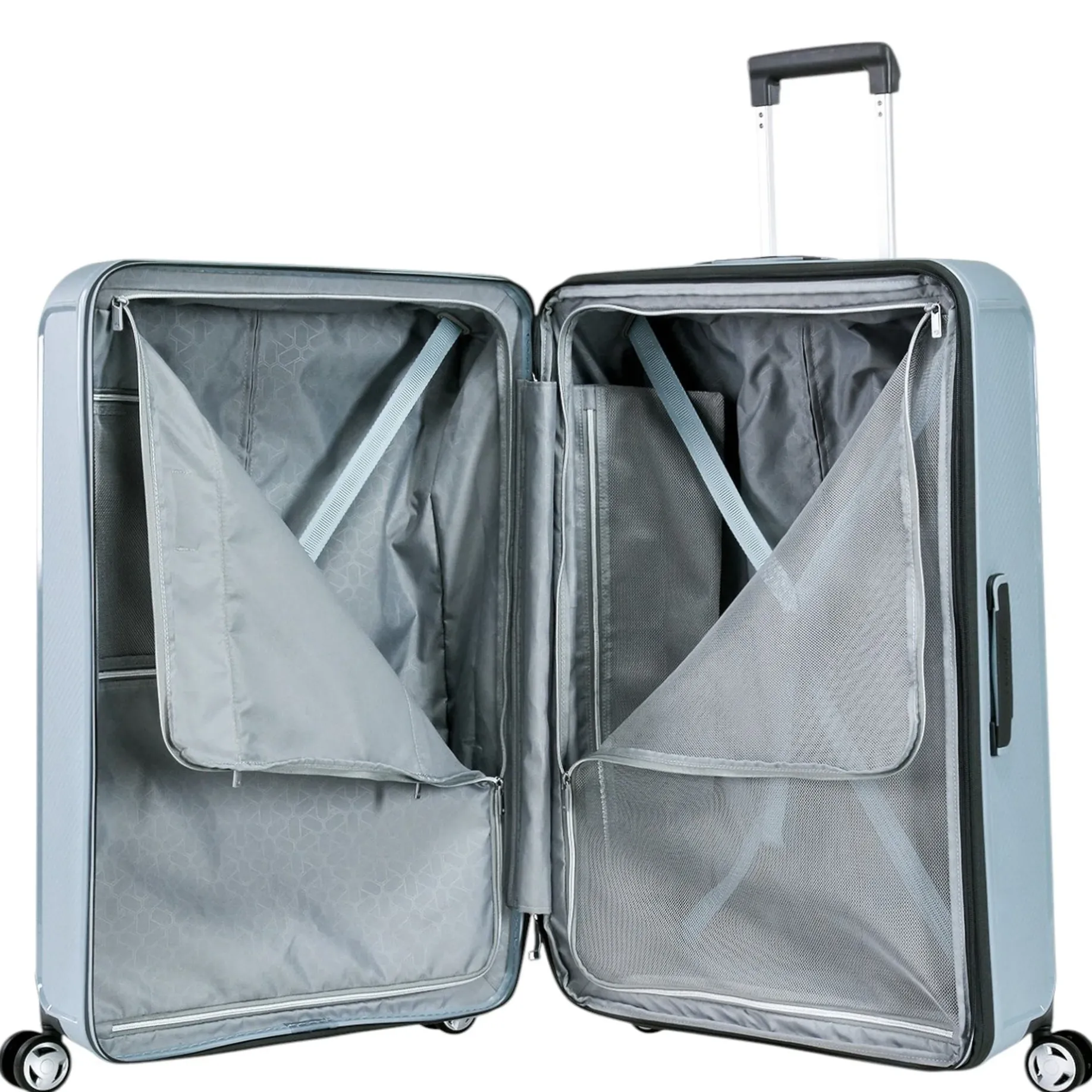 AEGIS - 4-Rollen-Trolley 78 cm erw. (light blue)