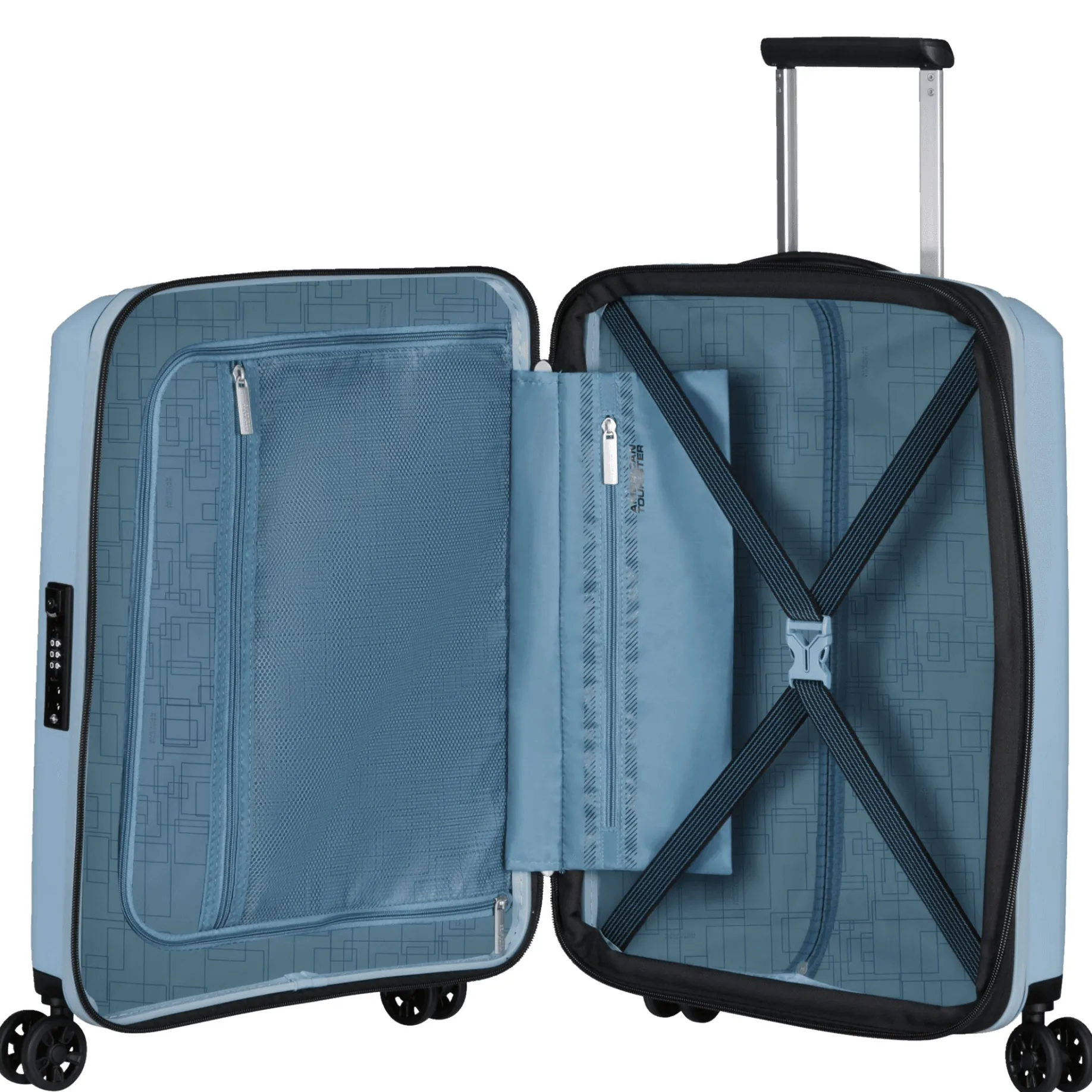 Aerostep - 4-Rollen-Kabinentrolley 55 cm erw. (soho grey)