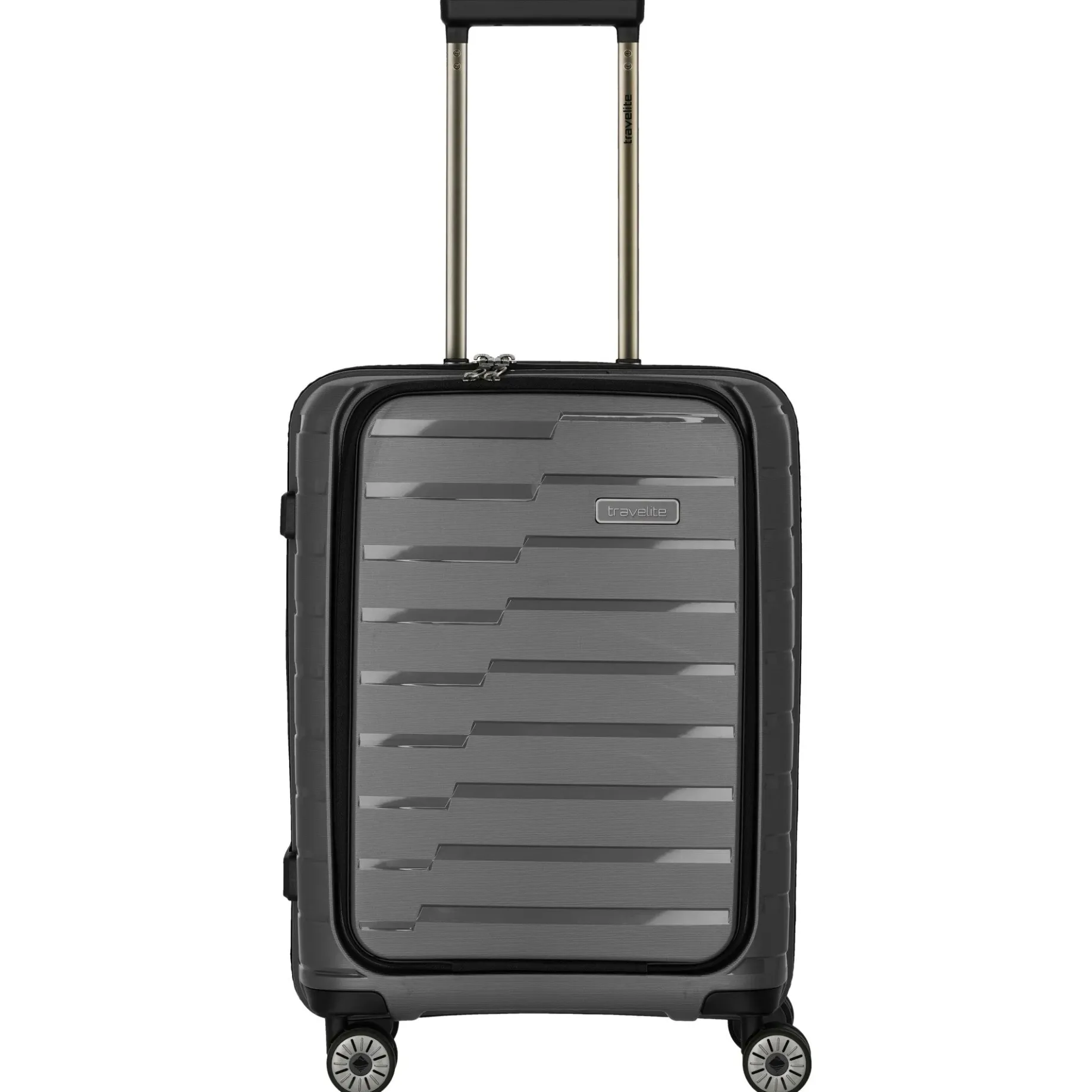 Air Base - 4-Rollen-Kabinentrolley mit Vortasche S 55 cm (anthracite)