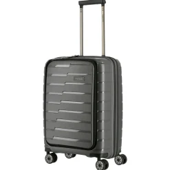 Air Base - 4-Rollen-Kabinentrolley mit Vortasche S 55 cm (anthracite)