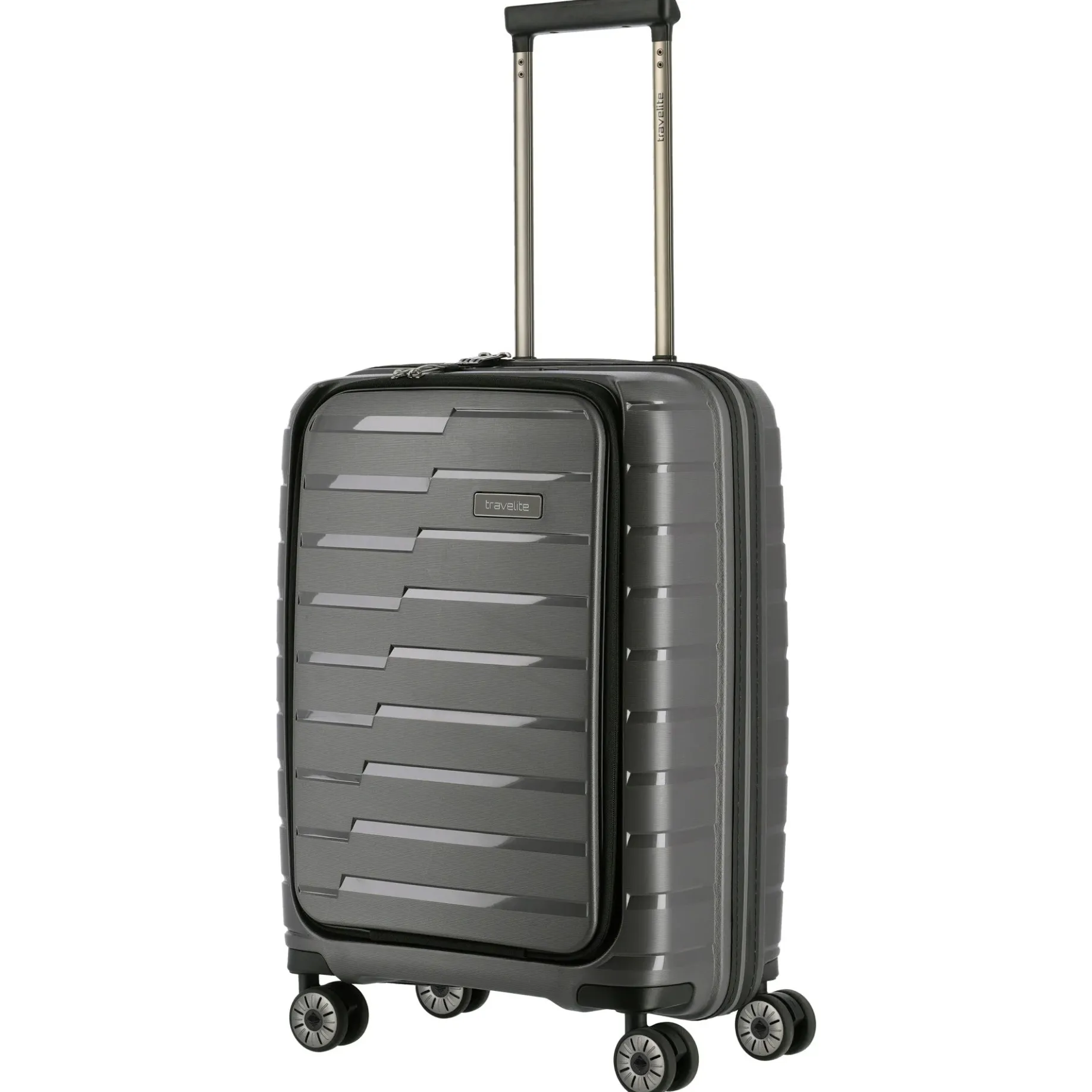 Air Base - 4-Rollen-Kabinentrolley mit Vortasche S 55 cm (anthracite)