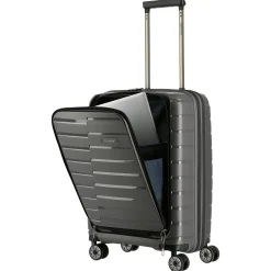 Air Base - 4-Rollen-Kabinentrolley mit Vortasche S 55 cm (anthracite)