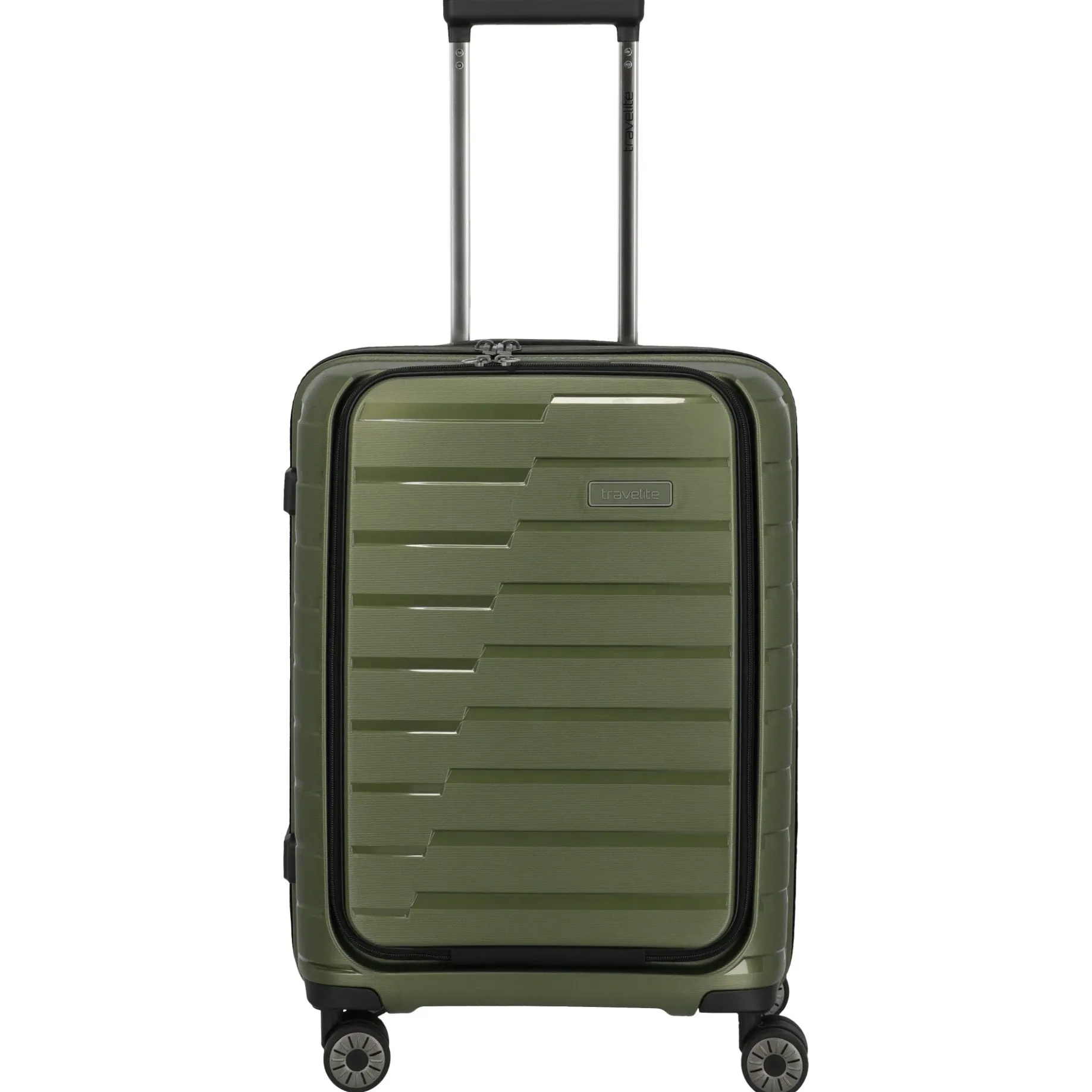 Air Base - 4-Rollen-Kabinentrolley mit Vortasche S 55 cm (olive)