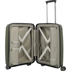 Air Base - 4-Rollen-Kabinentrolley mit Vortasche S 55 cm (olive)