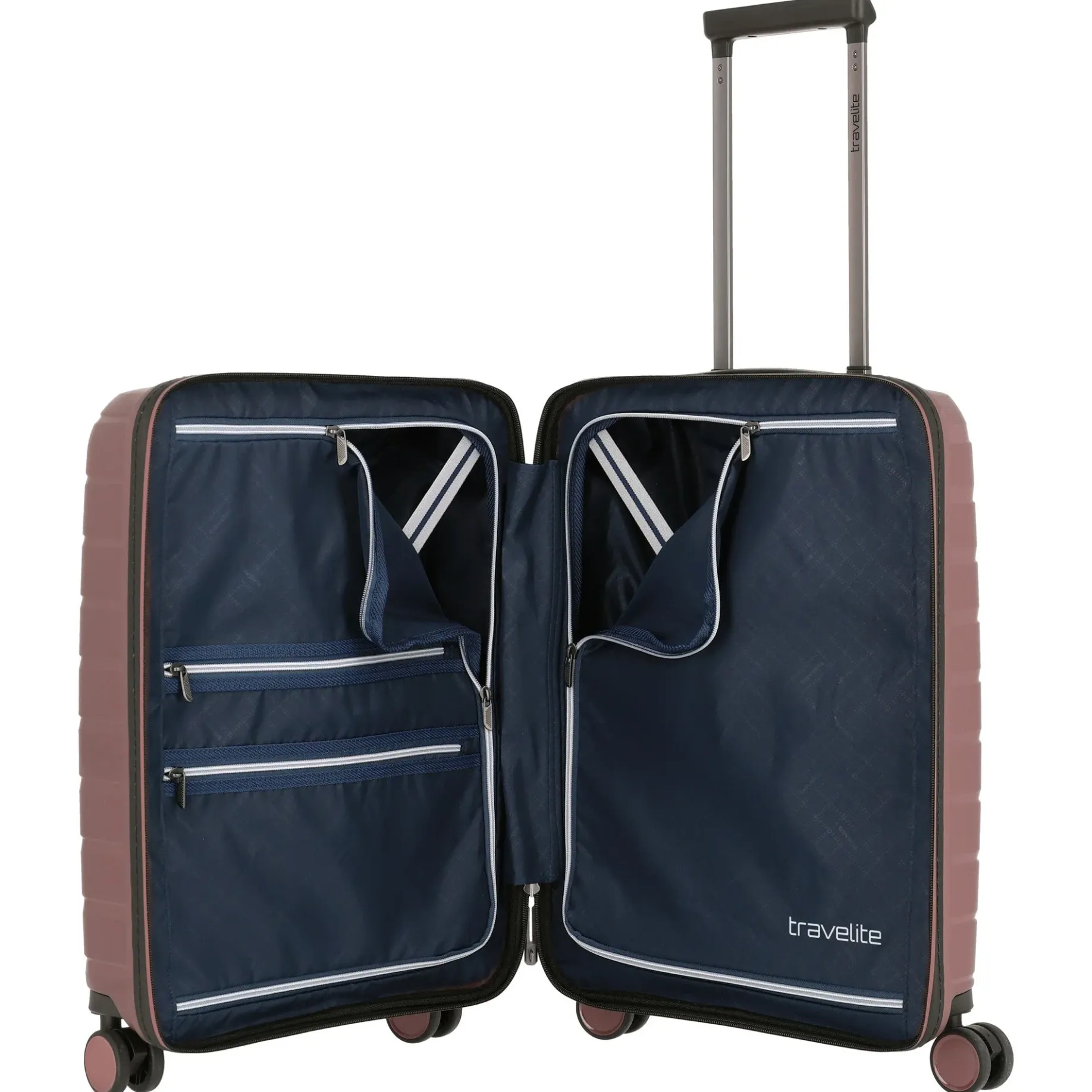 Air Base - 4-Rollen-Kabinentrolley mit Vortasche S 55 cm (flieder)