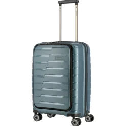 Air Base - 4-Rollen-Kabinentrolley mit Vortasche S 55 cm (iceblue)