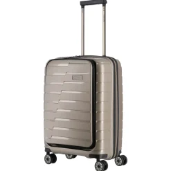 Air Base - 4-Rollen-Kabinentrolley mit Vortasche S 55 cm (champagner)