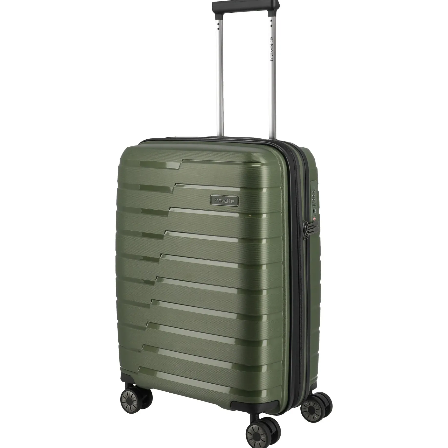 Air Base - 4-Rollen-Kabinentrolley S 55 cm erw. (olive)