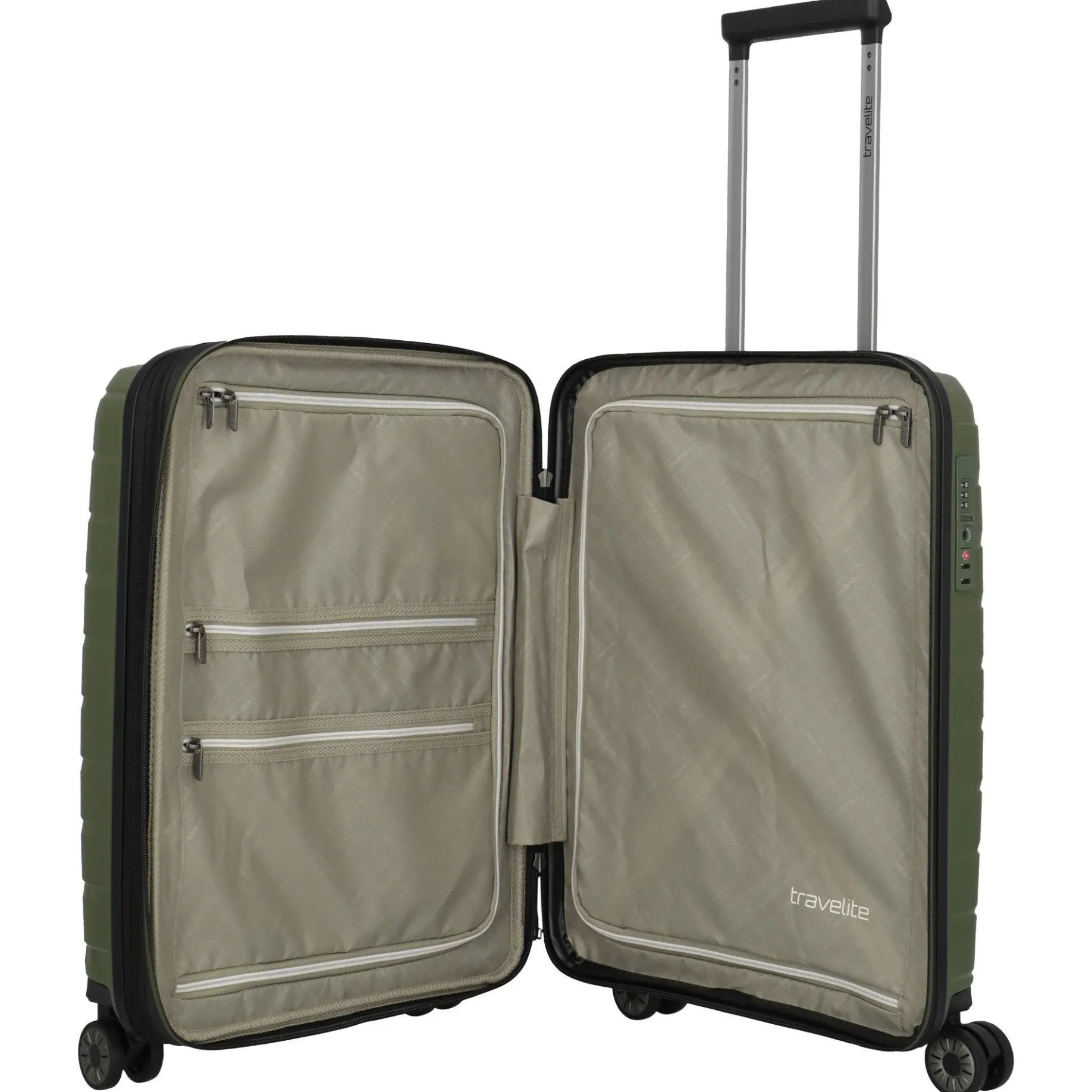 Air Base - 4-Rollen-Kabinentrolley S 55 cm erw. (olive)