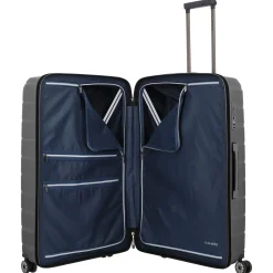 Air Base - 4-Rollen-Trolley Set 3tlg. L/M/S Vortasche (anthracite)
