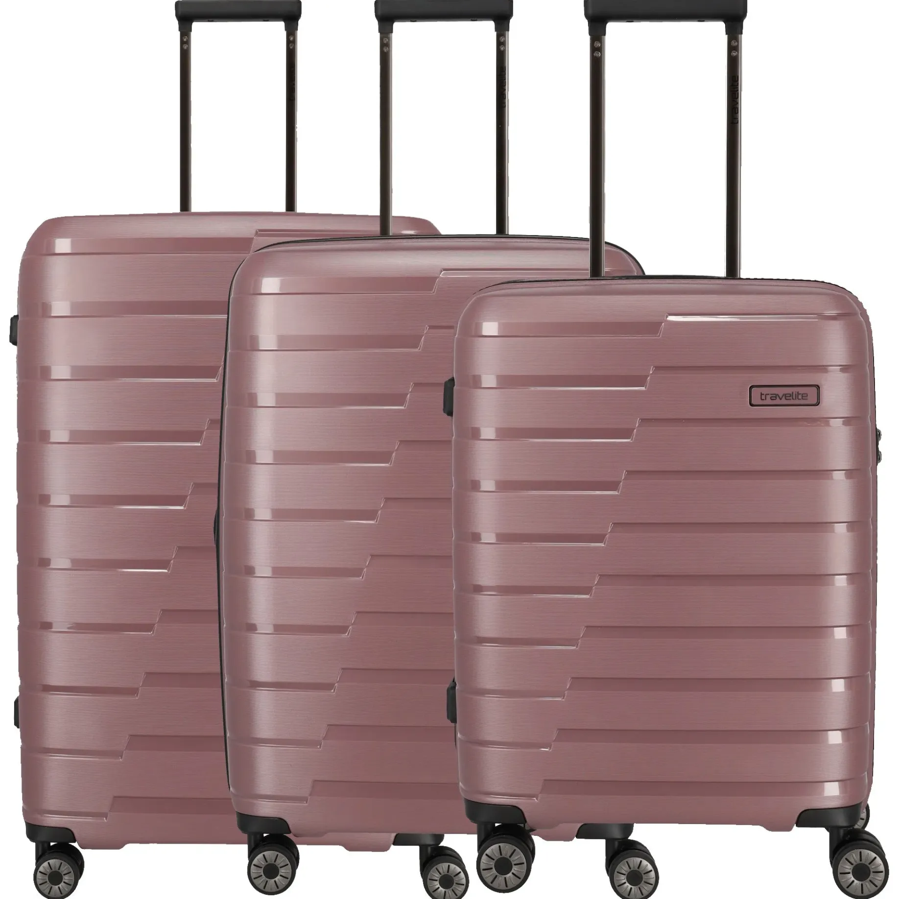 Air Base - 4-Rollen-Trolley Set 3tlg. erw. (flieder)