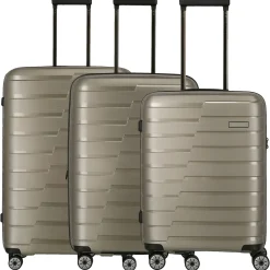 Air Base - 4-Rollen-Trolley Set 3tlg. erw. (champagner)