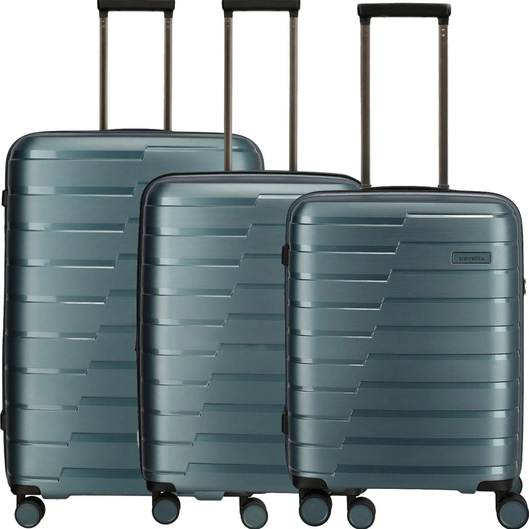 Air Base - 4-Rollen-Trolley Set 3tlg. erw. (iceblue)