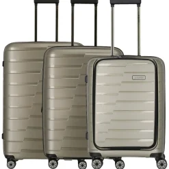 Air Base - 4-Rollen-Trolley Set 3tlg.  L/M/S Vortasche (champagner)