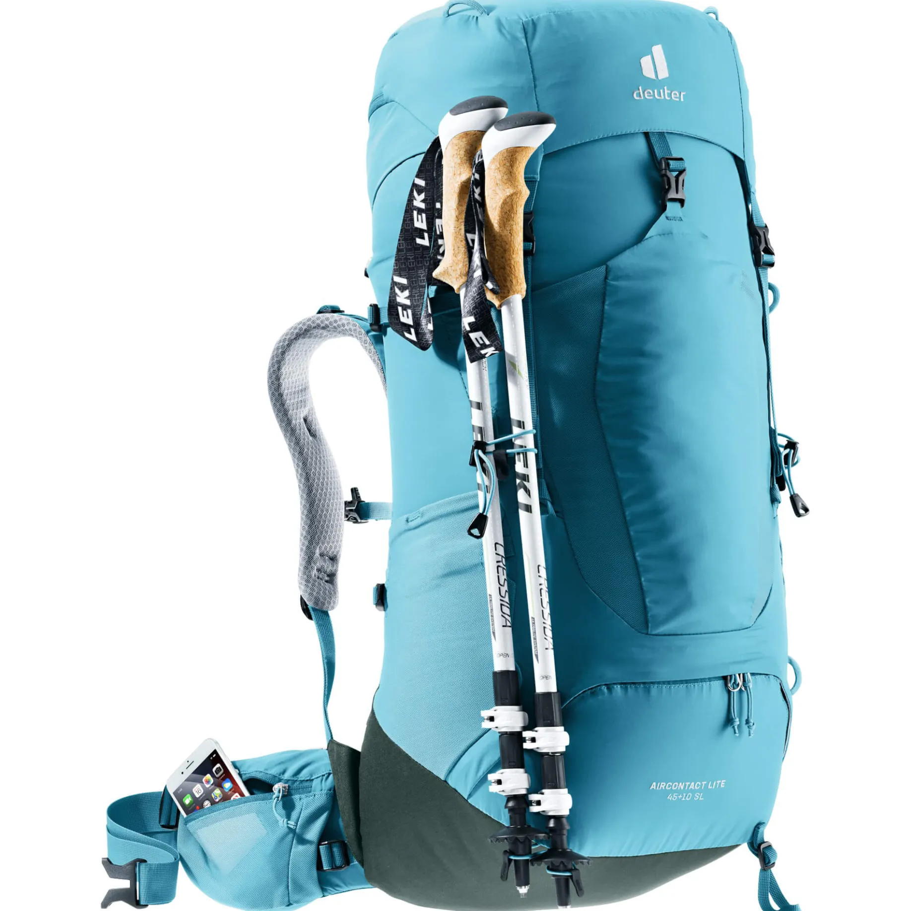 Aircontact Lite 45 + 10 SL - Women's Trekkingrucksack 73 cm (lagoon-ivy)