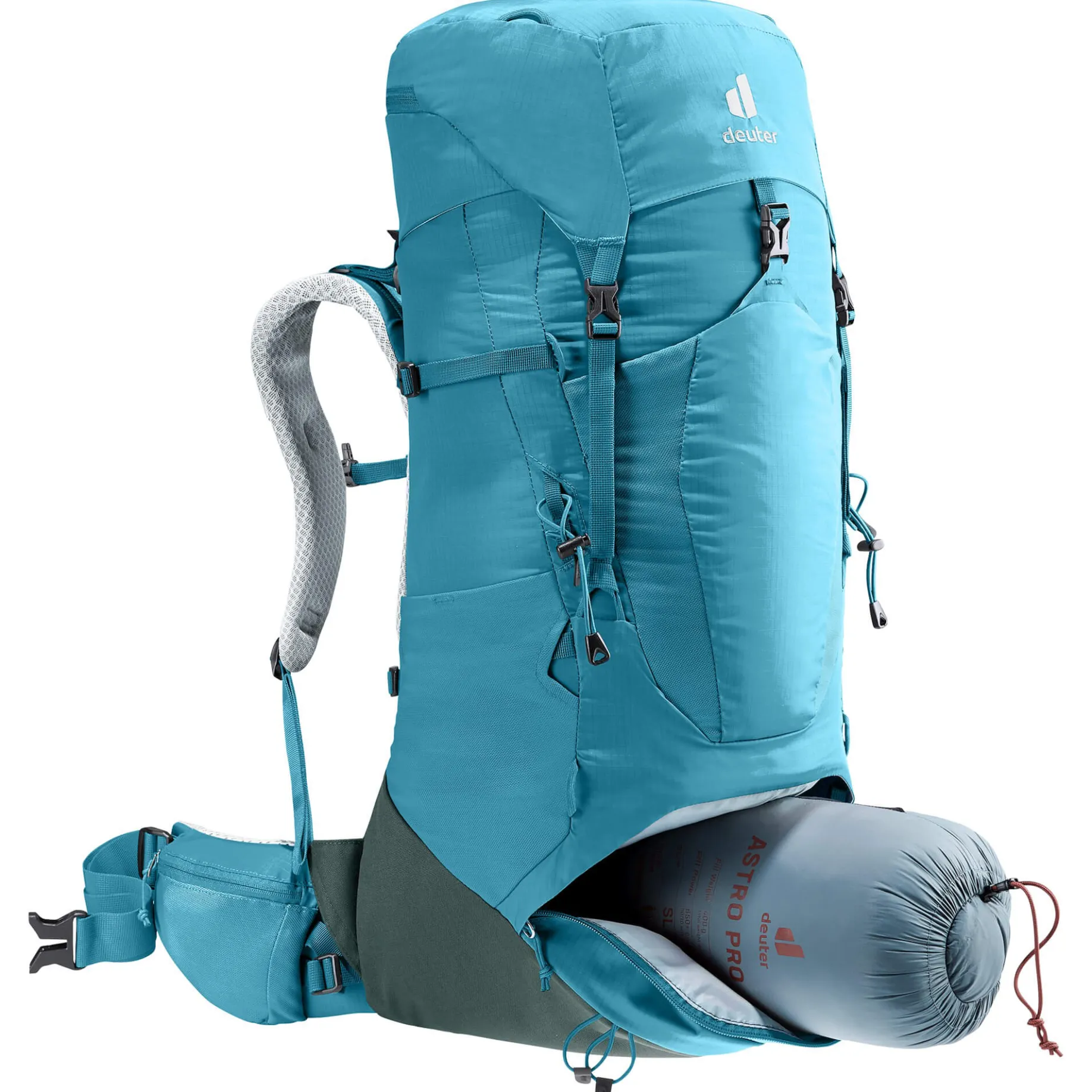 Aircontact Lite 35 + 10 SL - Women's Trekkingrucksack 70 cm (lagoon-ivy)