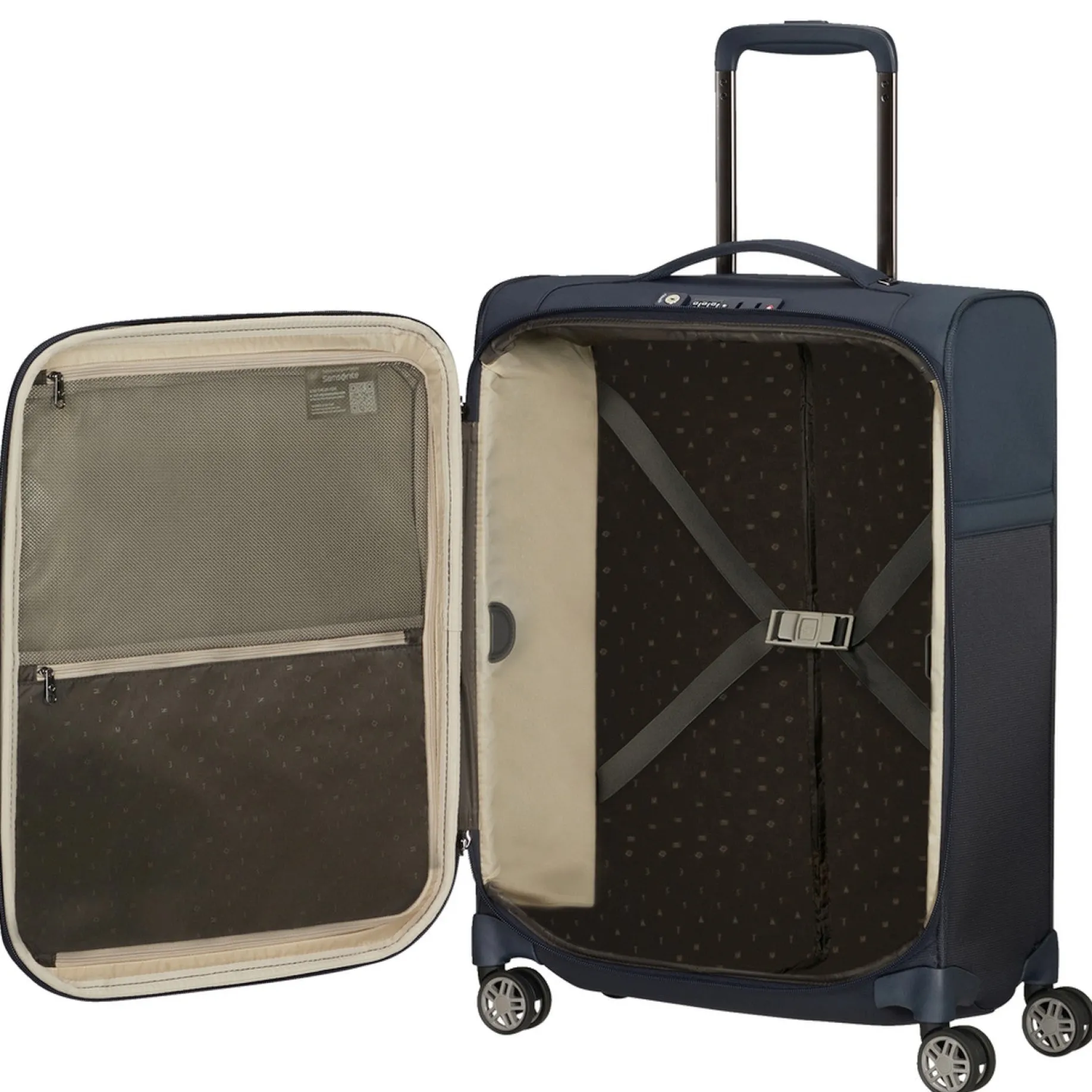 Airea - 4-Rollen-Kabinentrolley 55 cm (dark blue)