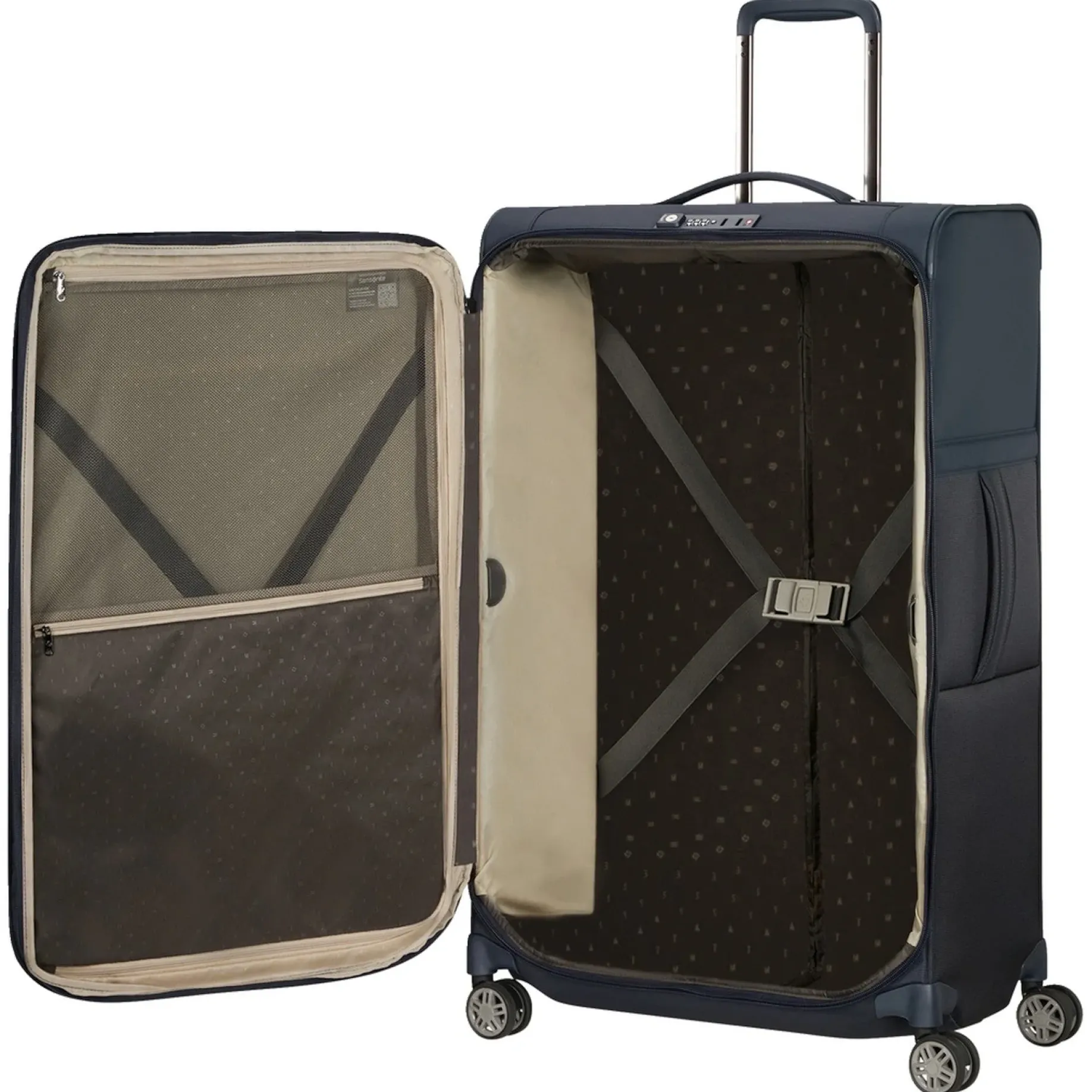 Airea - 4-Rollen-Trolley 78 cm erw. (dark blue)