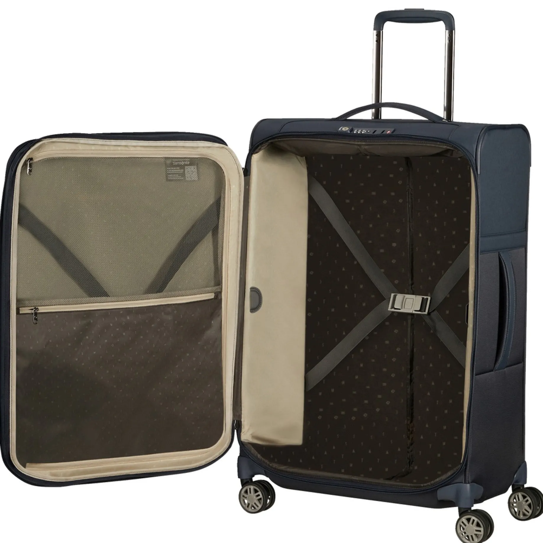 Airea - 4-Rollen-Trolley 67 cm erw. (dark blue)