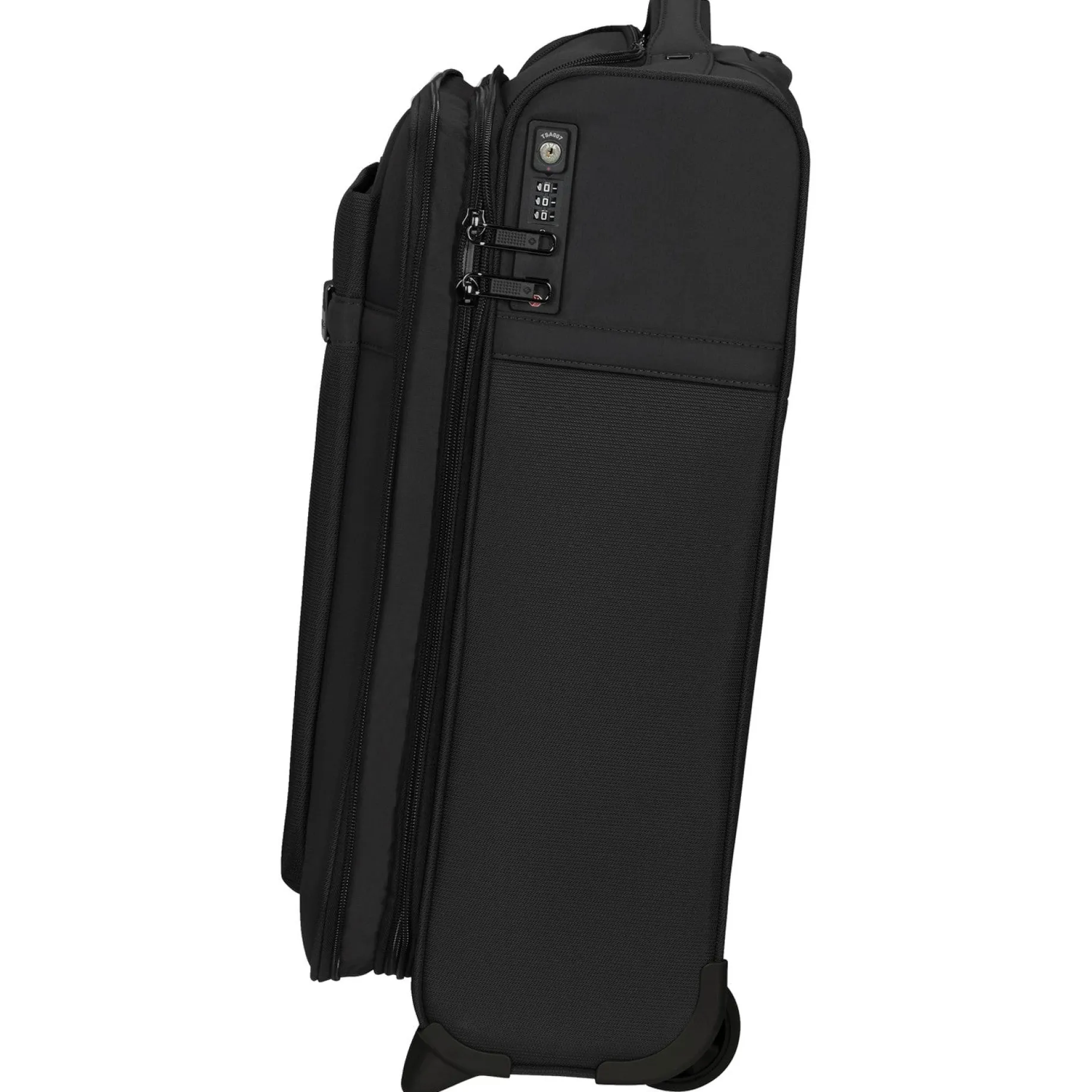 Airea Upright - 2-Rollen-Kabinentrolley 55 cm (Toppocket) erw. (black)