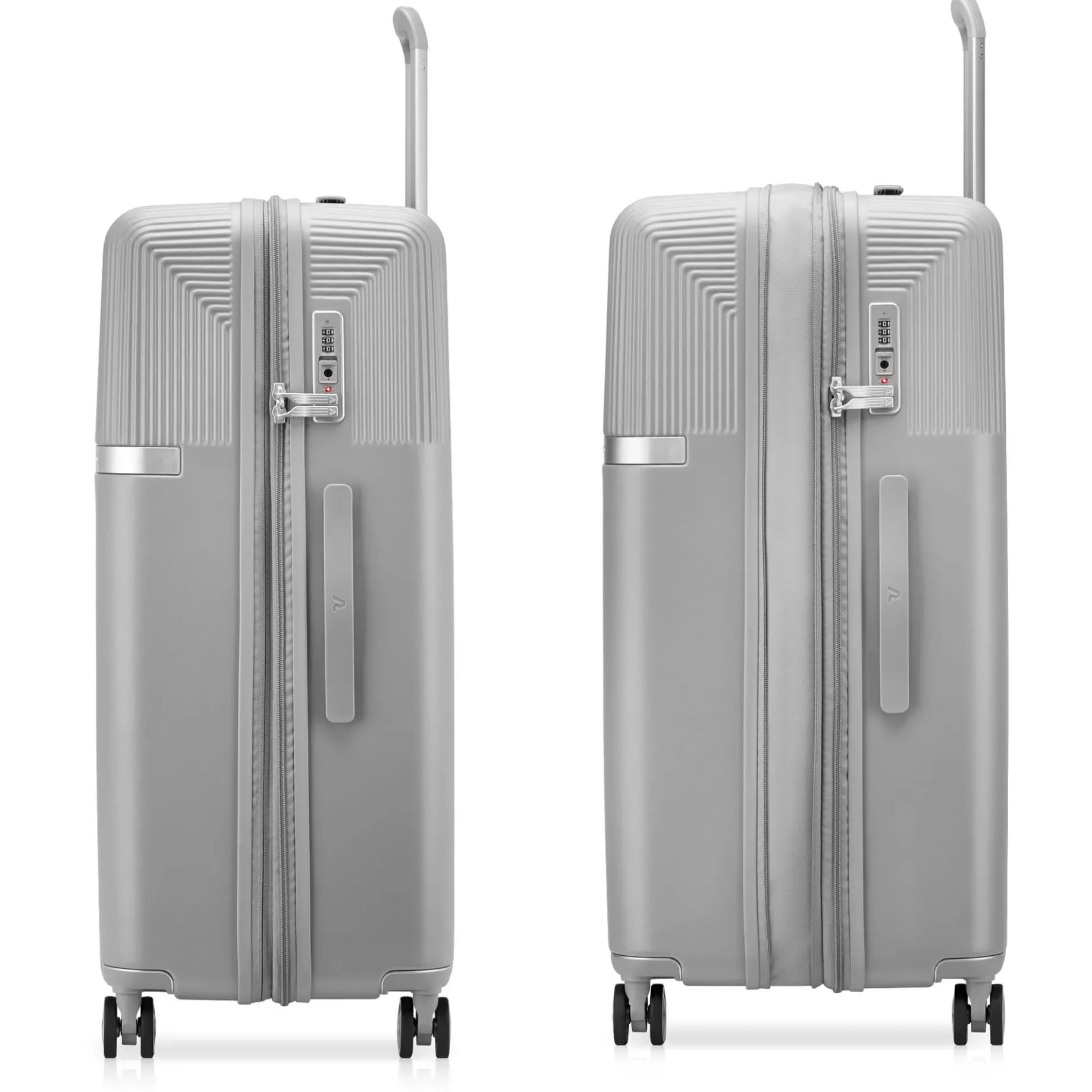 AirGlam - 4-Rollen-Trolley L 77 cm erw. (grigio perla)