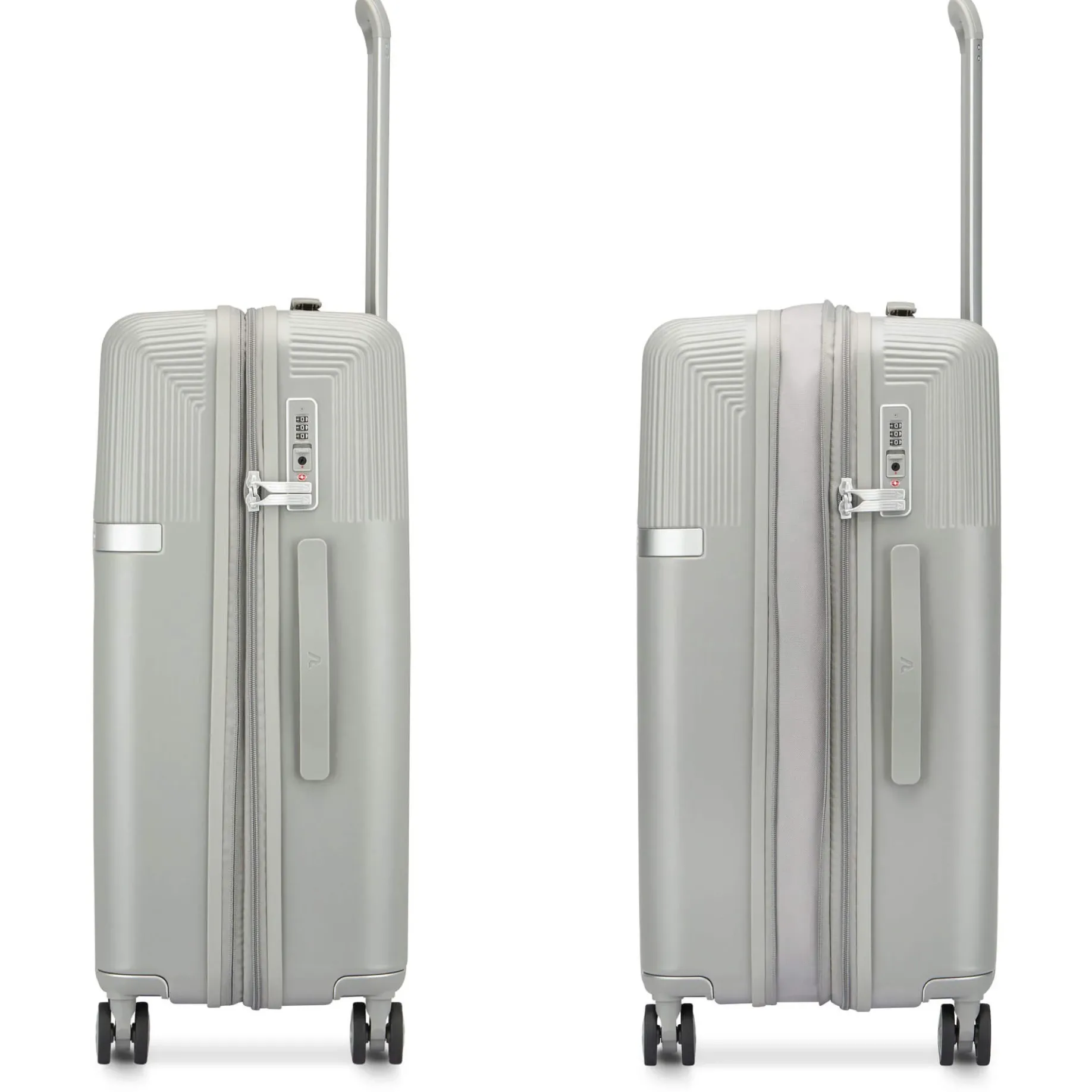 AirGlam - 4-Rollen-Trolley M 68 cm erw. (grigio perla)