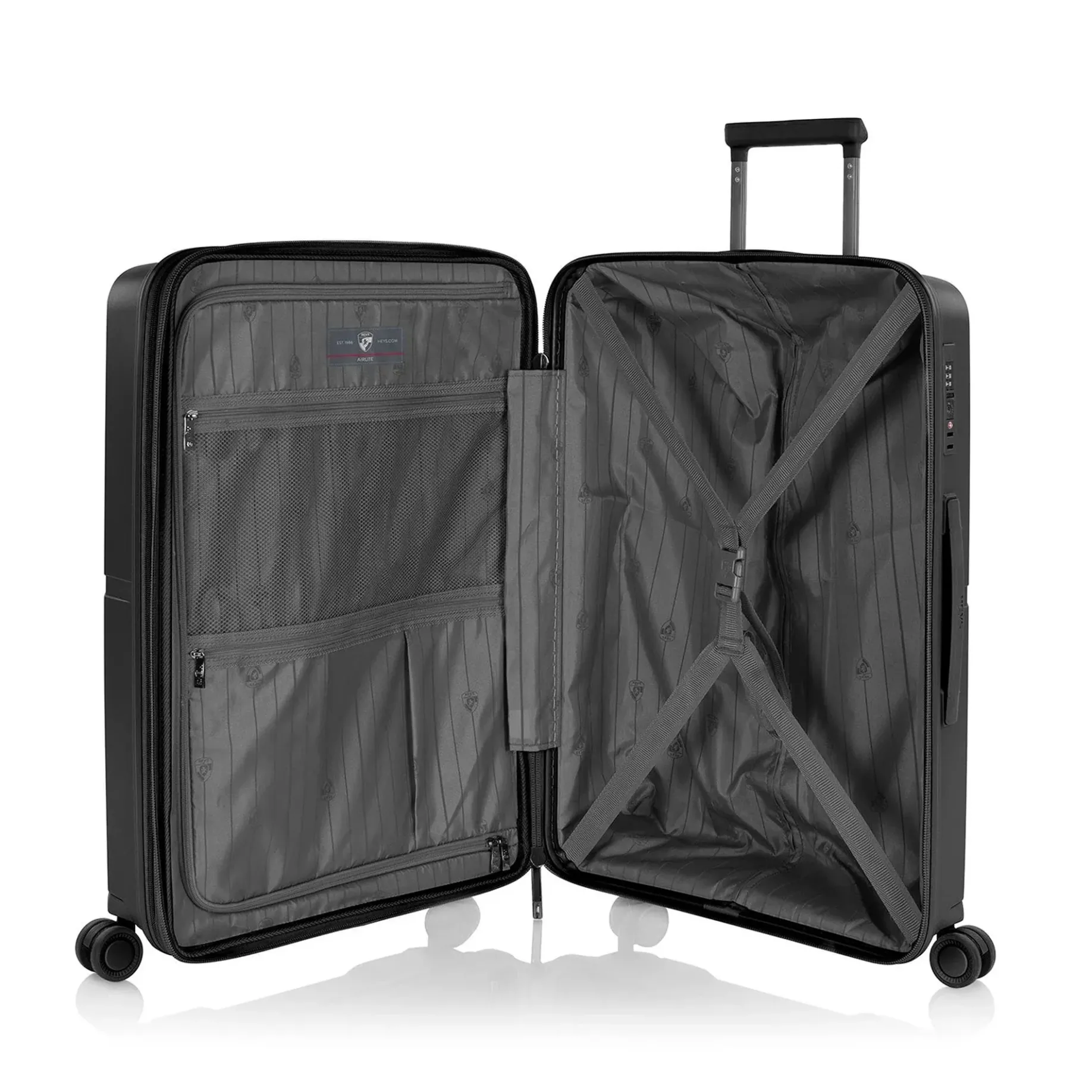 AirLite - 4-Rollen-Trolley M 66 cm erw. (schwarz)