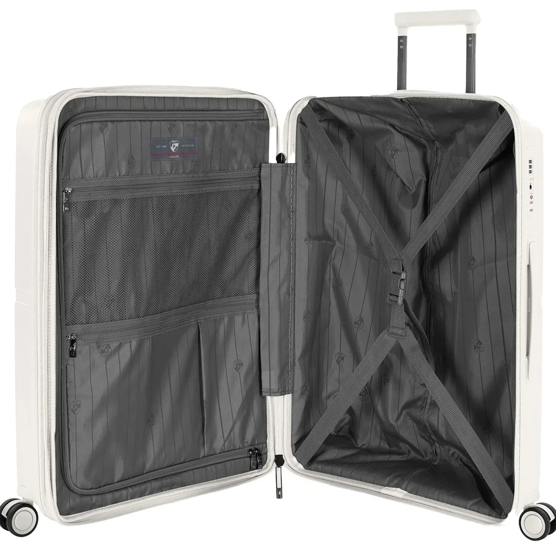 AirLite - 4-Rollen-Trolley M 66 cm erw. (white)