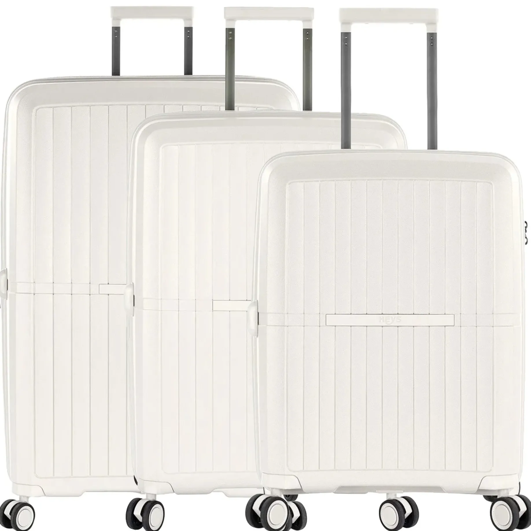 AirLite - 4-Rollen-Trolley Set 3tlg. L/M/S erw. (weiß)