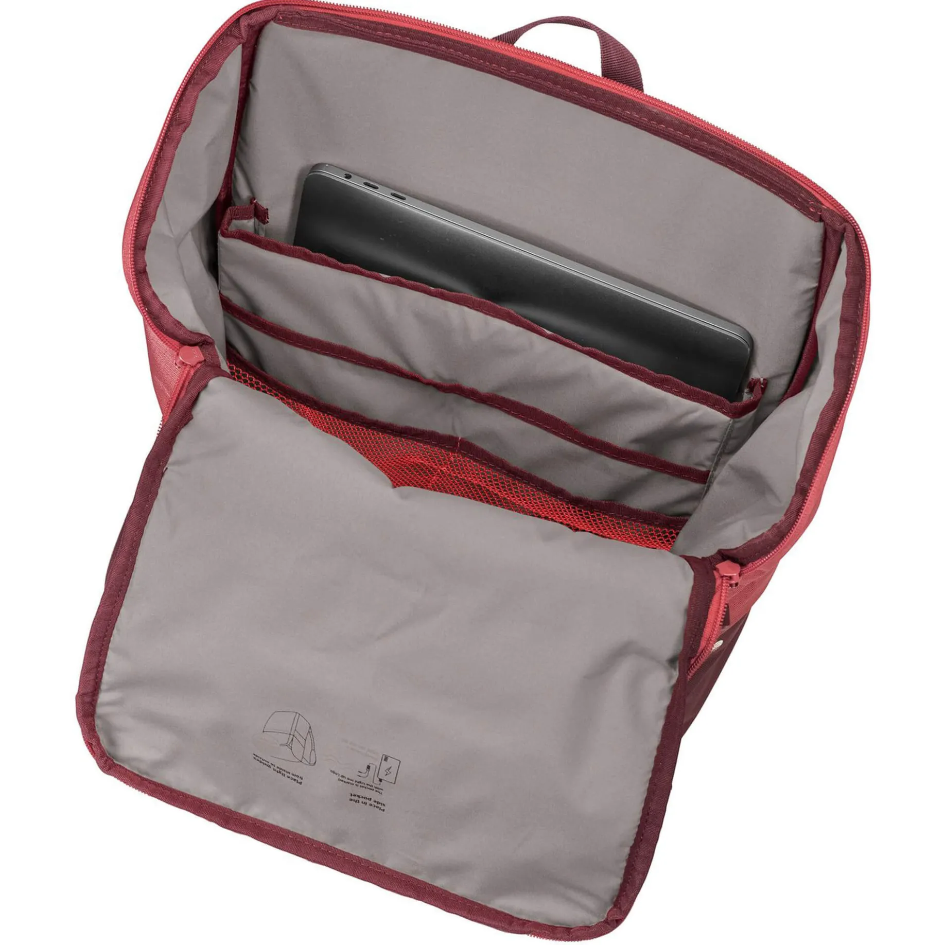 Albali II 32 - Rucksack 15.6" 50 cm (dark cherry)