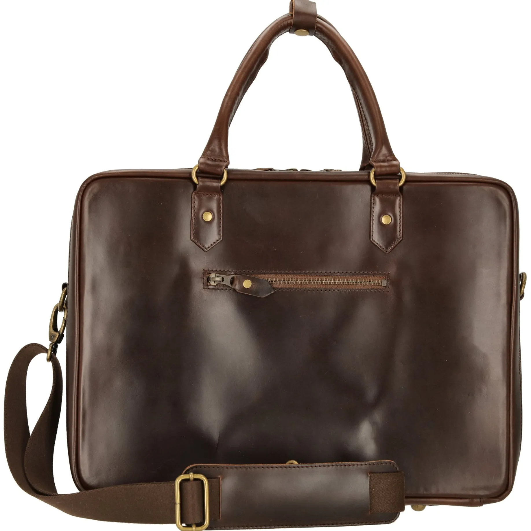 Albert - Aktentasche XL 41 cm (brown/dots)