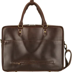 Albert - Aktentasche XL 41 cm (brown/dots)