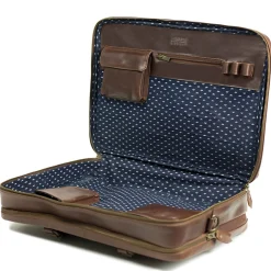 Albert - Aktentasche XL 41 cm (brown/dots)