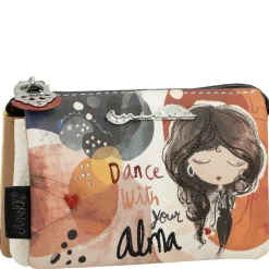 Alma - Geldbörse mit Schlüsselring 12 cm (multicolor)
