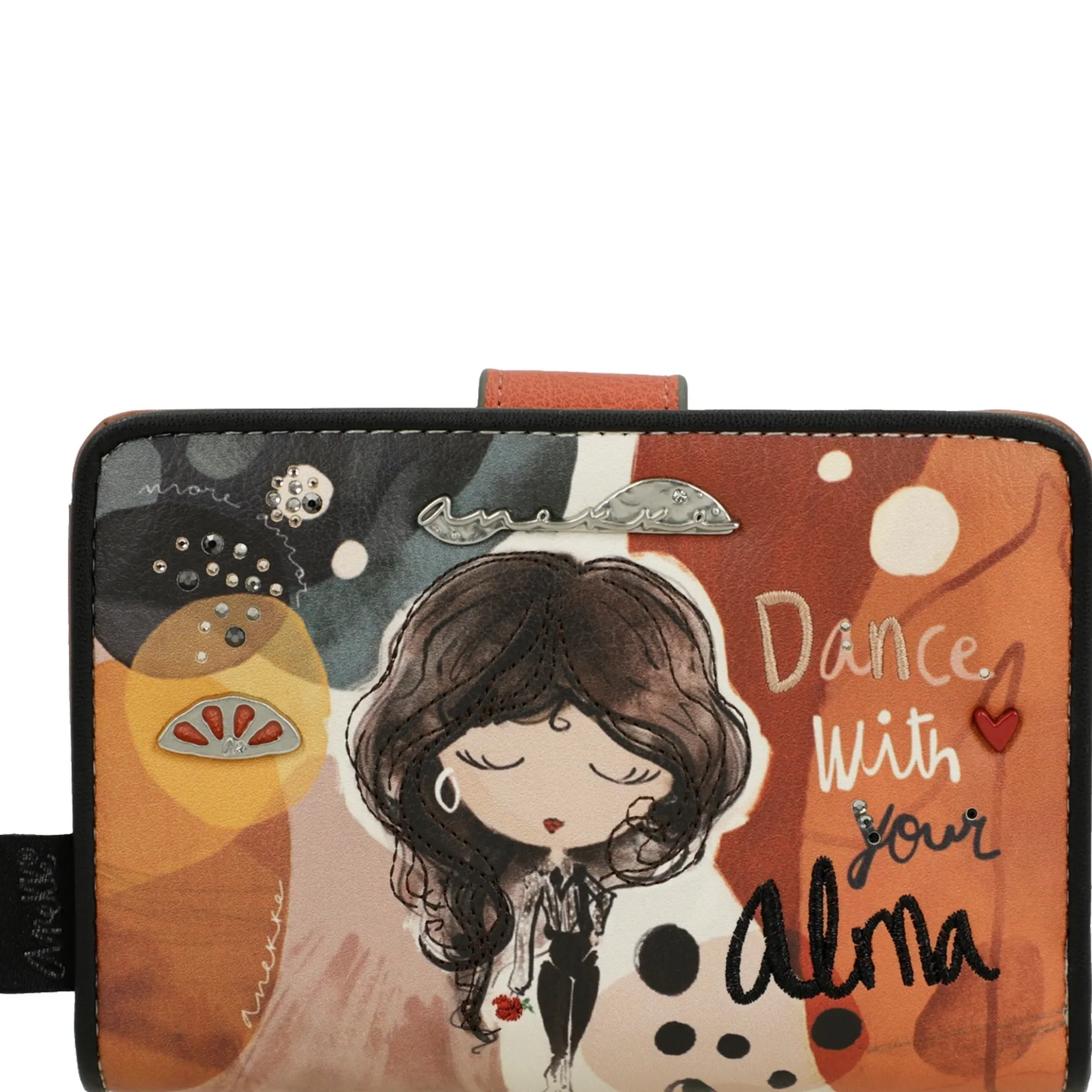 Alma - Geldbörse mit zusätzlichem Kartenhalter 14 cm (multicolor)