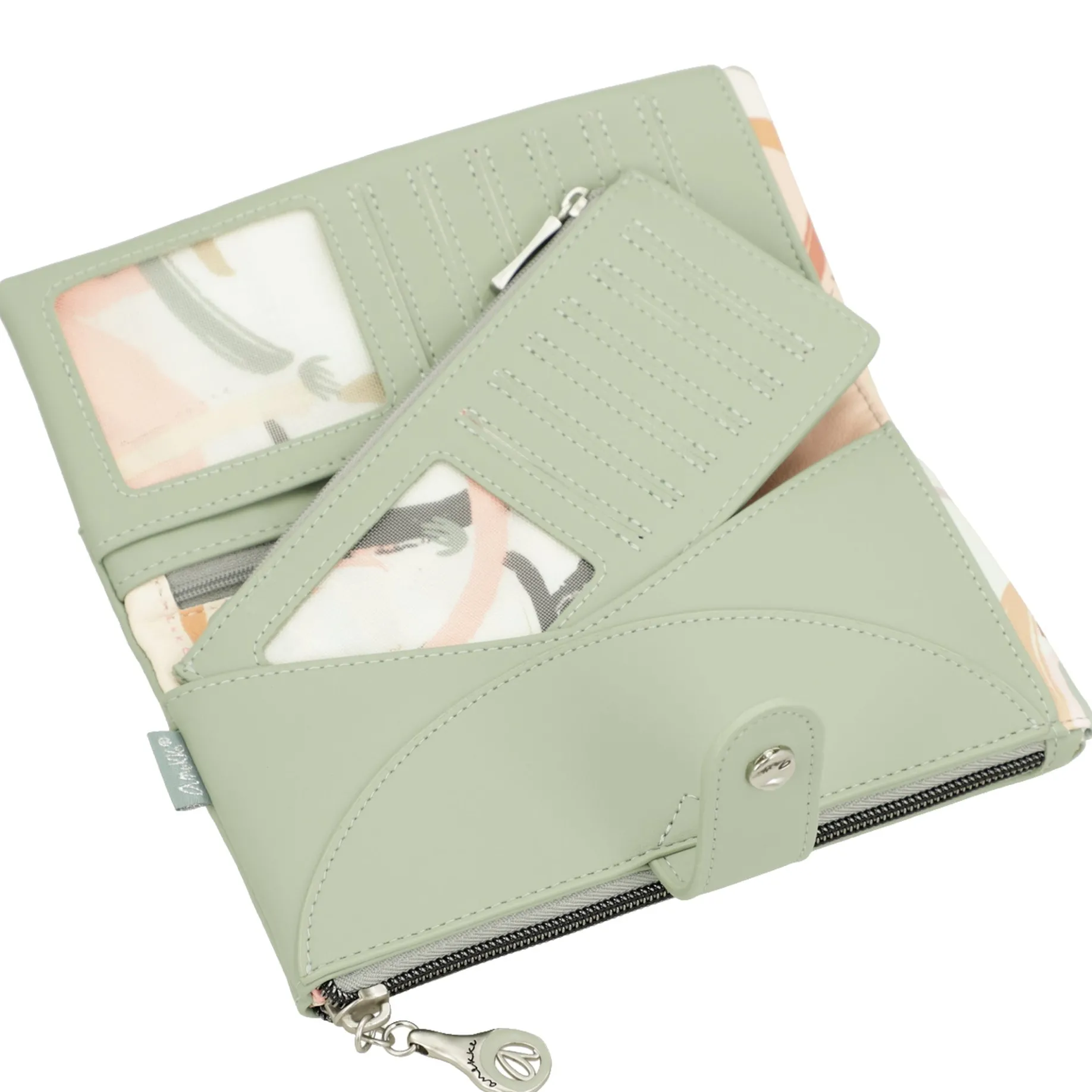 Alma - Geldbörse mit zusätzlichem Kartenhalter 21 cm (multicolor)