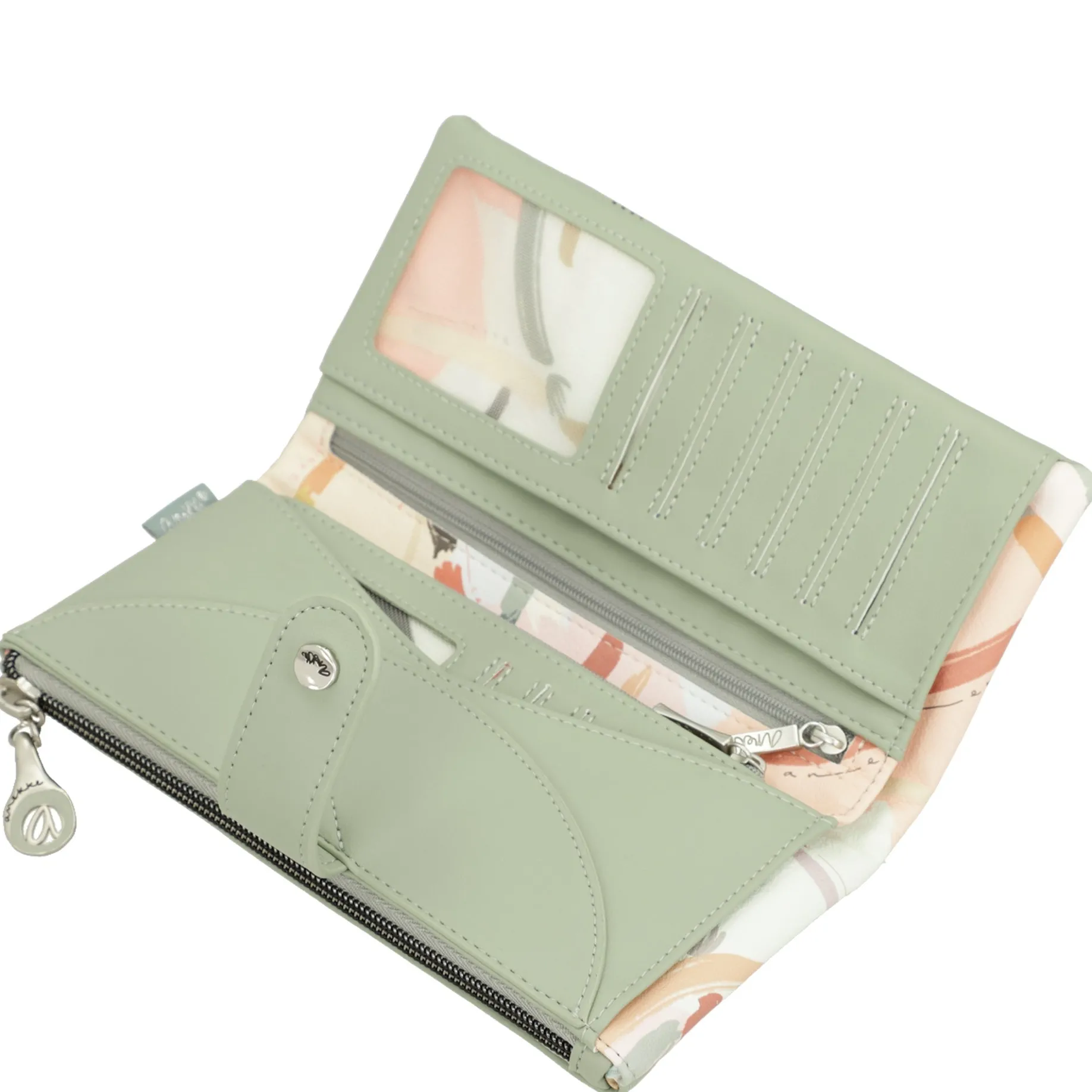Alma - Geldbörse mit zusätzlichem Kartenhalter 21 cm (multicolor)