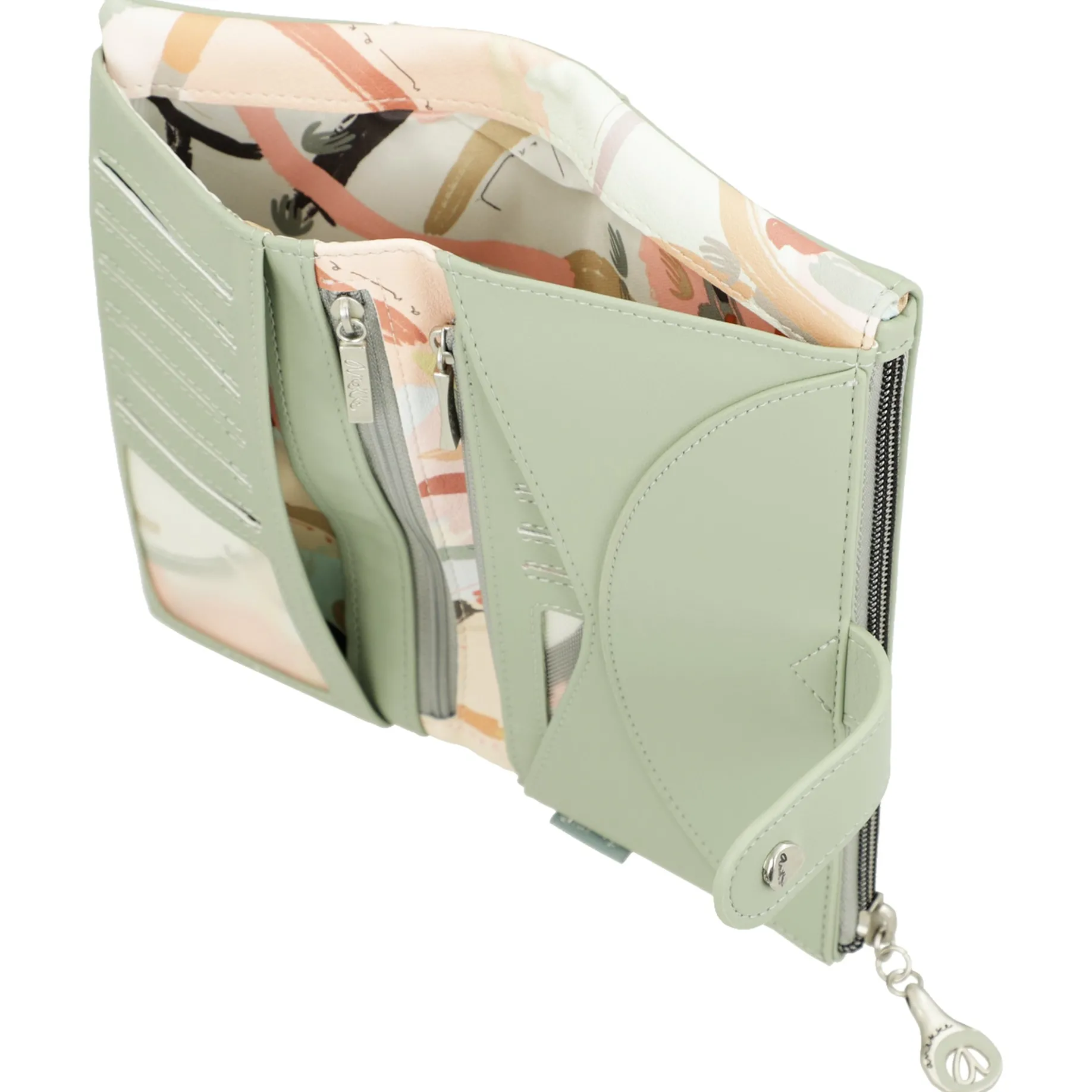 Alma - Geldbörse mit zusätzlichem Kartenhalter 21 cm (multicolor)