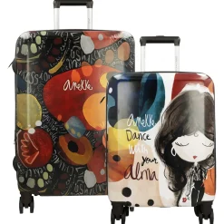 Alma - 4-Rollen-Trolley-Set 2 tlg. (multicolor)