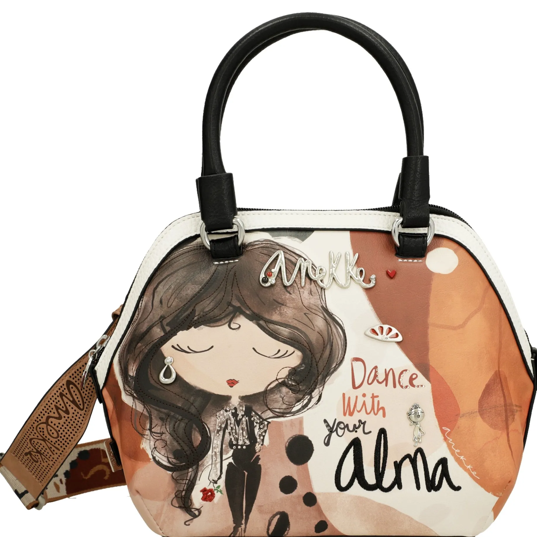 Alma Bowlingtasche - Handtasche 32 cm (multicolor)
