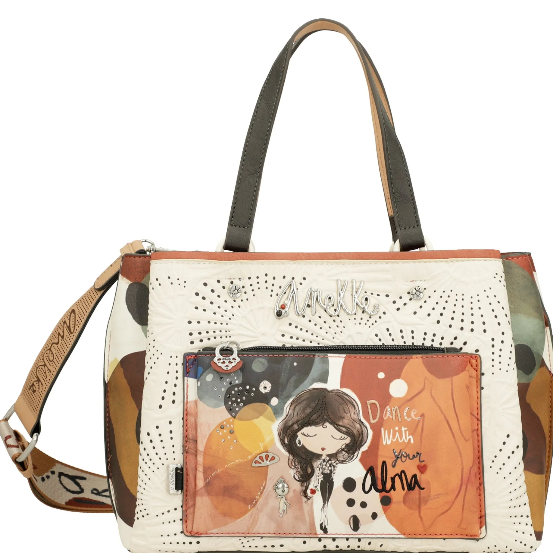Alma Bowlingtasche - Handtasche 29 cm (multicolor)