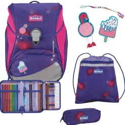Alpha DIN - Schulranzen Set 4 tlg. (Summer)