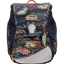 Alpha Exklusiv Safety Light - Schulranzen Set 5tlg. (Flames)