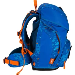 Alpha Exklusiv Superflash - Schulranzen Set 4tlg. (Blue Dino)